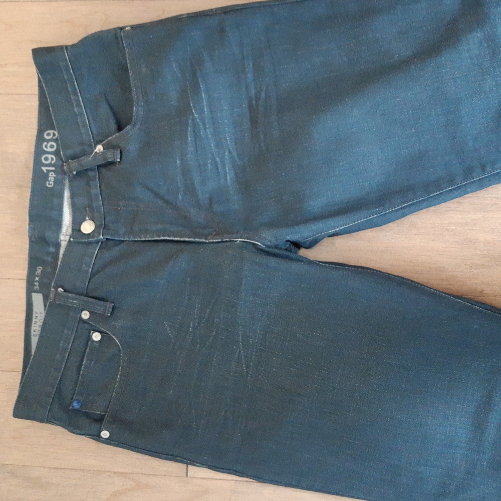GAP 1969 skinny dark blue jeans - Picture 5 of 12